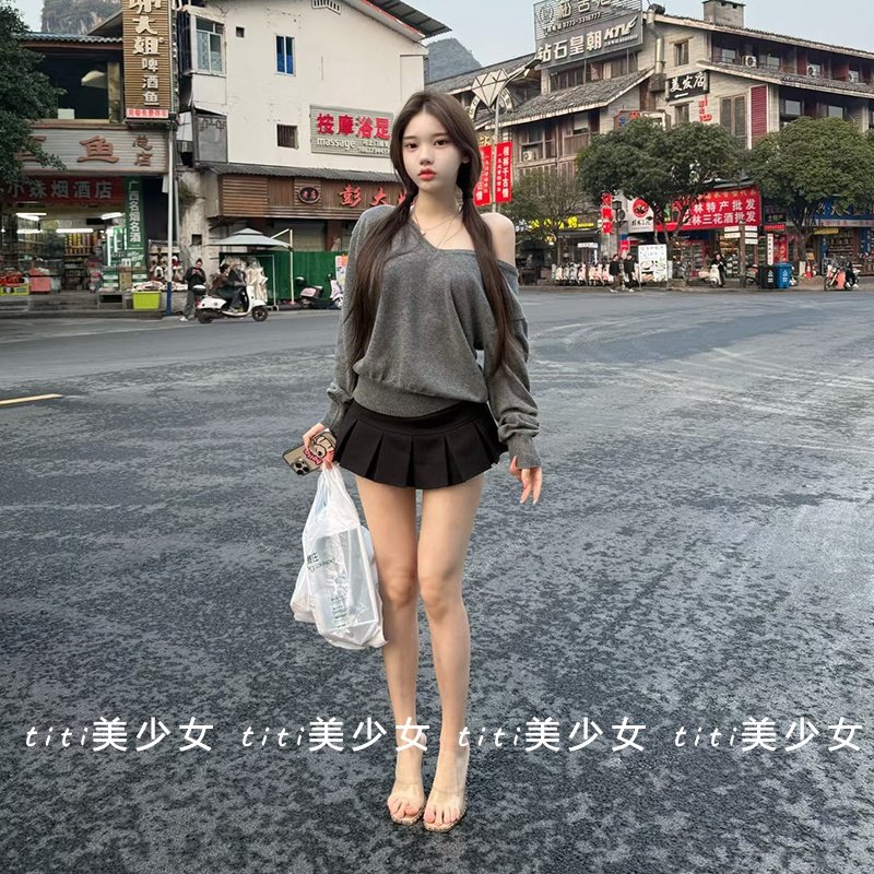【TiTi美少女】2026休闲套头针织毛衣女春季内搭软糯修身百搭上衣,淘宝优惠券,粉丝福利购,淘宝优惠卷