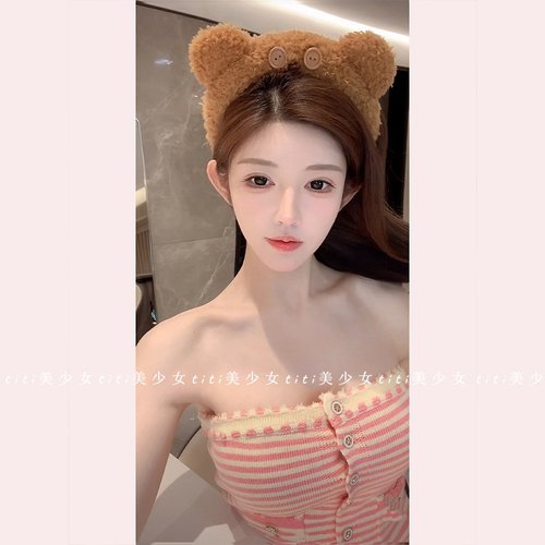 【TiTi美少女】小香风撞色条纹针织抹胸背心女秋无袖裹胸短款上衣 - 图2