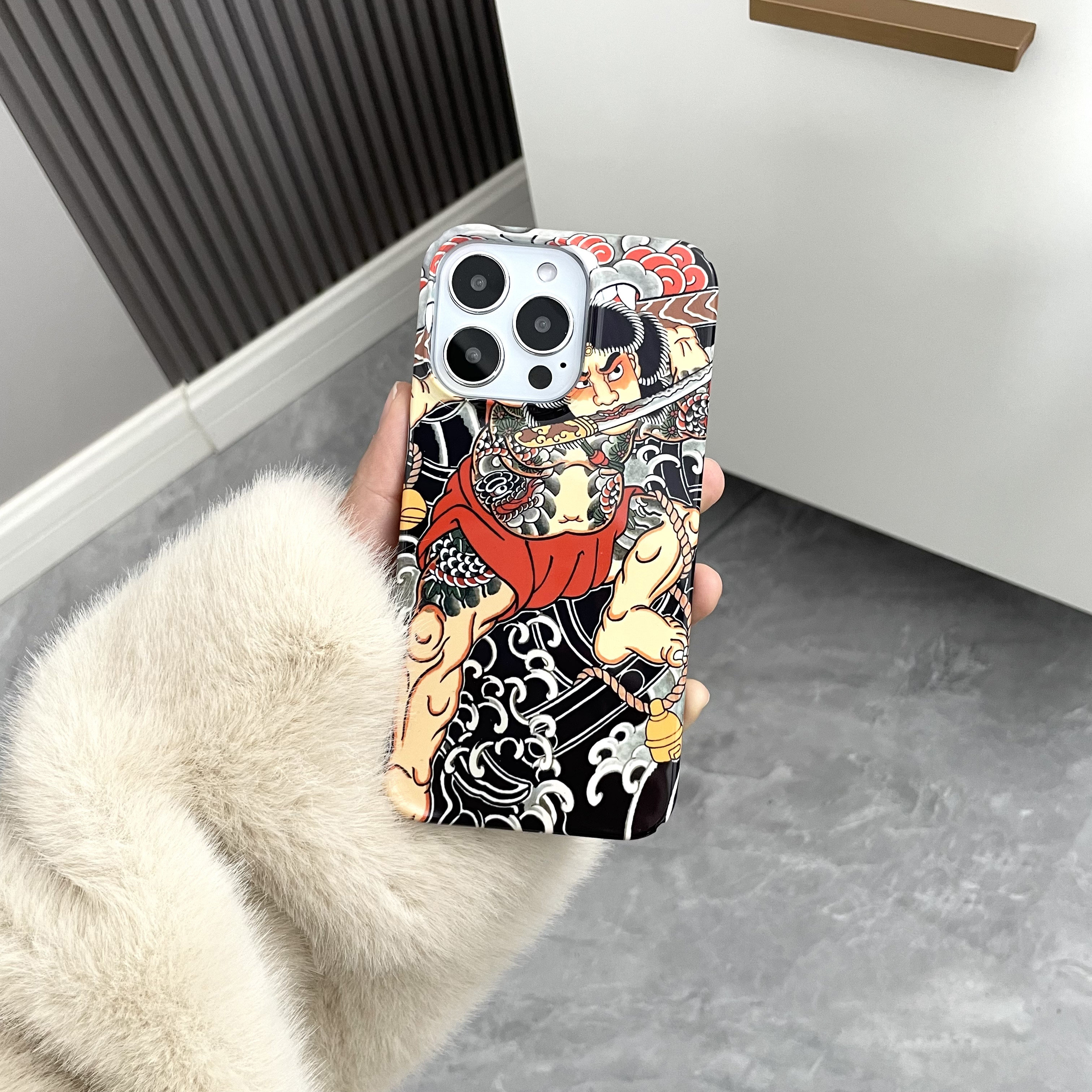 纹身张顺适用iPhone16Pro手机壳15ProMax苹果14proMax硬壳13全包14/12pro磨砂11创意xr个性xs男款保护套8plus,淘宝优惠券,粉丝福利购,淘宝优惠卷