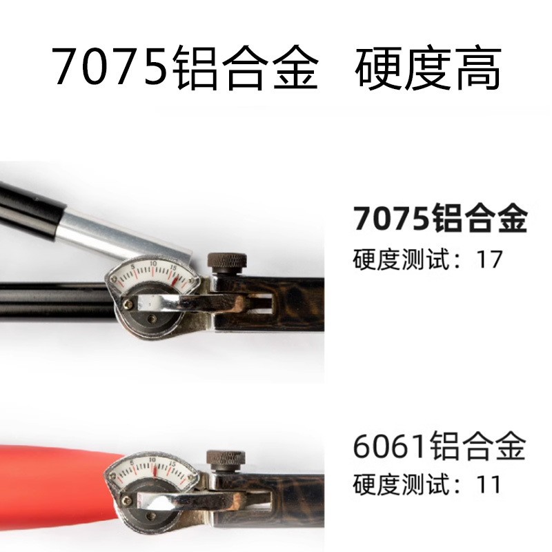 7075铝合金天幕杆轻量化超轻帐篷门厅支撑杆营柱高强度2.28米长