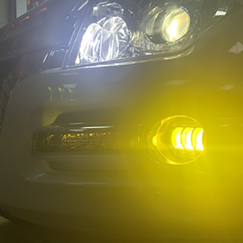 适配三菱帕杰罗V73V77V97V93劲畅欧蓝德改装黄金眼雾灯透镜LED,淘宝优惠券,粉丝福利购,淘宝优惠卷