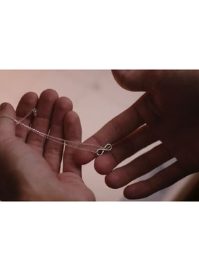 925银美夏同款无限符号项链礼物