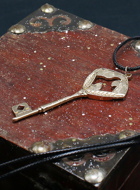 s925未定事件薄夏彦同款钥匙项链