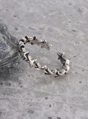 s925银吴是温sion同款五角星戒指