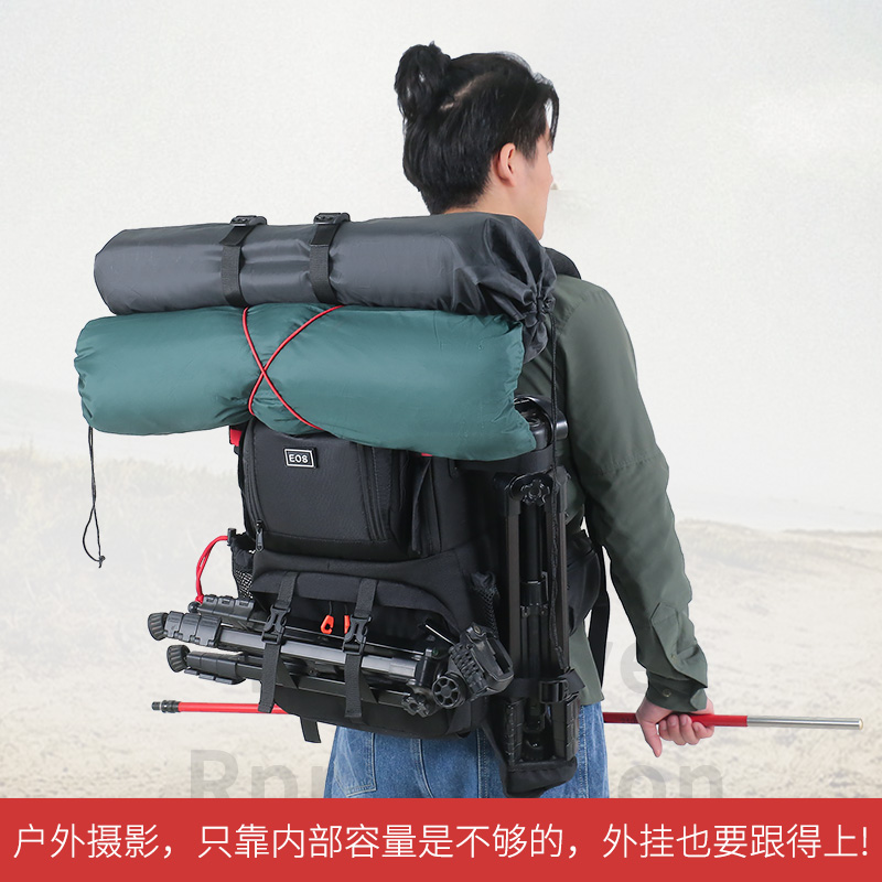 佳能索尼相机包专业户外大容量多功能单反包尼康双肩摄影包适用于