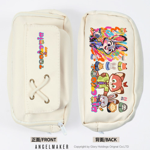 疯狂动物城周边动漫可爱卡通朱迪兔子警官尼克狐二次元笔袋文具盒 - 图2