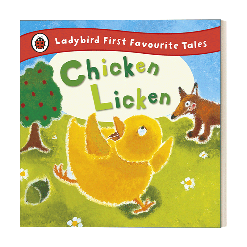 英文原版 Chicken Licken Ladybird First Favourite Tales 小鸡利卡 小瓢虫童话故事系列 精装 绘本 英文版 进口英语原版书籍 - 图0