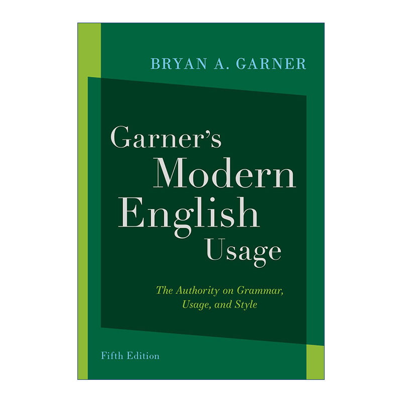 英文原版 Garner's Modern English Usage  牛津加纳的现代英语用法 第五版 精装 英文版 进口英语原版书籍 - 图0