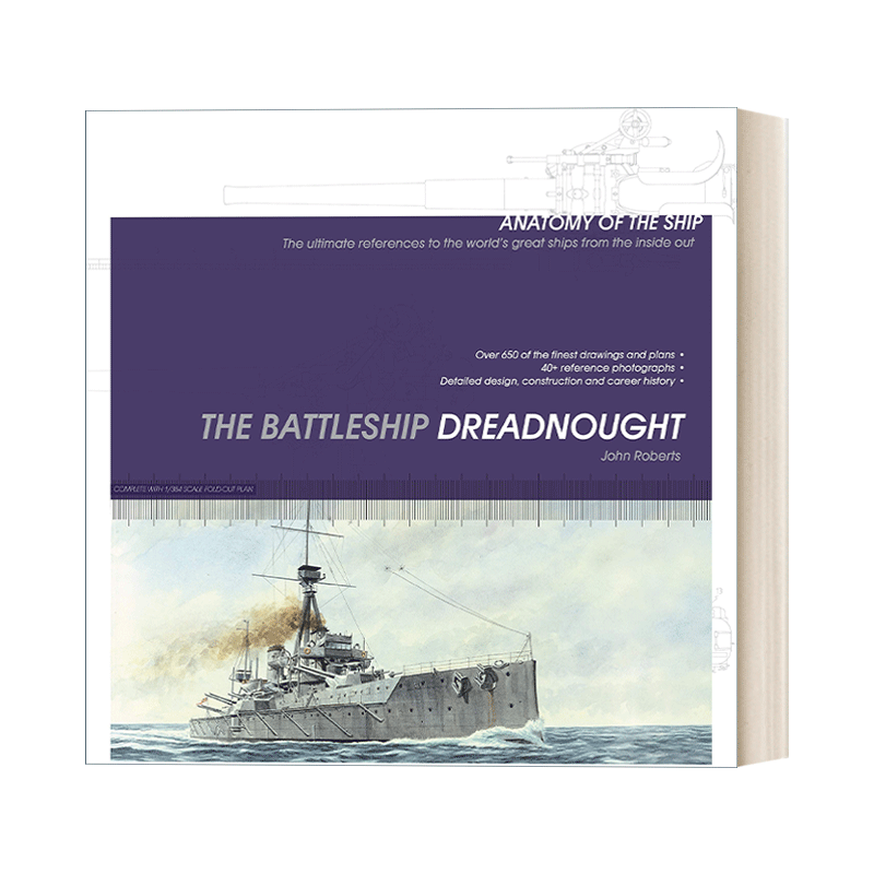 Battleship Dreadnought 解析战舰系列 无畏战舰进口原版英文书籍 - 图0