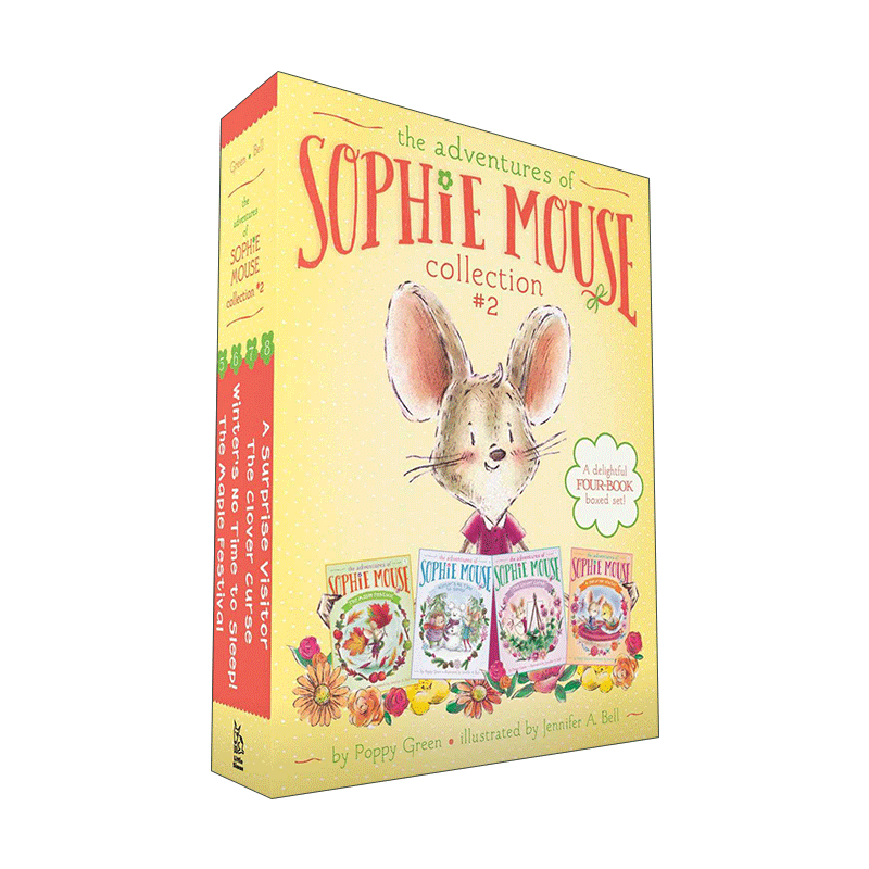英文原版 The Adventures of Sophie Mouse Collection #2 老鼠苏菲历险记 5-8套装 英文版 进口英语原版书籍