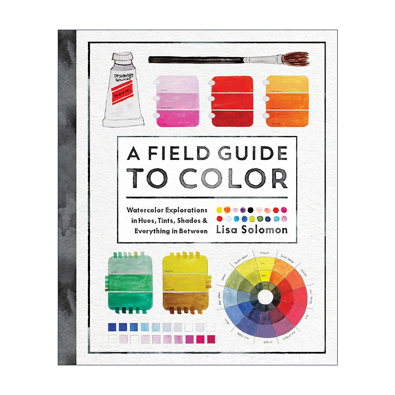 英文原版 A Field Guide to Color 边玩边学 拆解色彩 让你画画 赏画都更精进的创意水彩练习簿 英文版 进口英语原版书籍