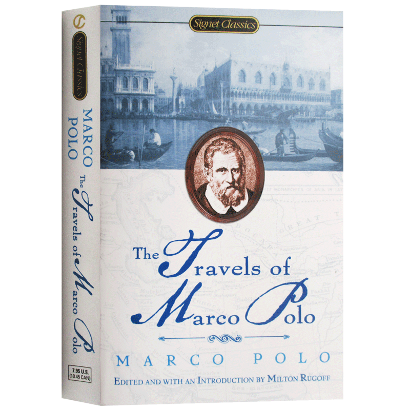 马可波罗游记 Travels of Marco Polo英文原版历史记录书籍东方旅游沿途见闻意大利旅行家Marco Polo马可·波罗原版进口书-图1