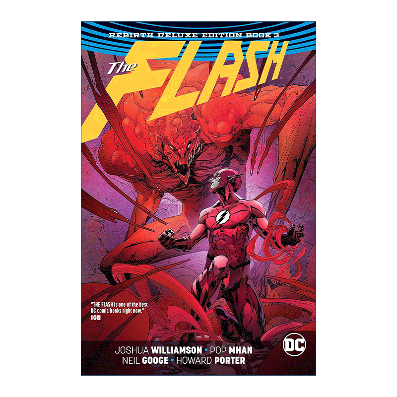 英文原版 The Flash The Rebirth Deluxe Edition Book 3 闪电侠 重生 豪华精装收藏版 卷三 DC漫画 英文版 进口英语原版书籍 - 图0