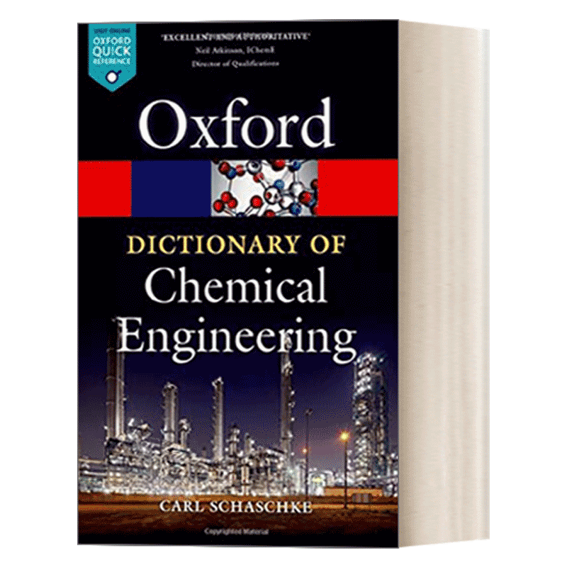 A Dictionary of Chemical Engineering牛津化学工程词典进口原版英文书籍-图0