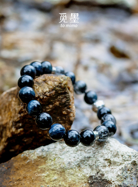 觅墨男士水晶手链送男友生日礼物