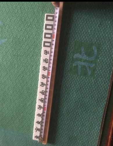 新款温州麻将棍尺子水晶麻将牌尺亚克力理牌尺水晶温州麻将棒包邮 - 图1