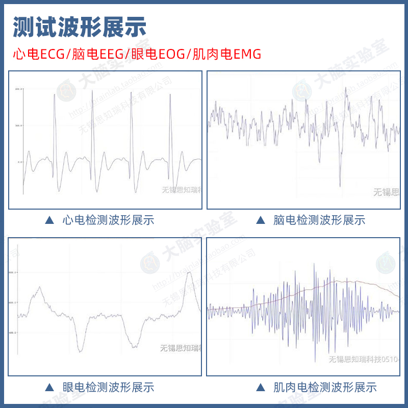 Arduino uno生物传感器肌肉电emg心电图ecg脑电图eeg眼电信号采集-图1