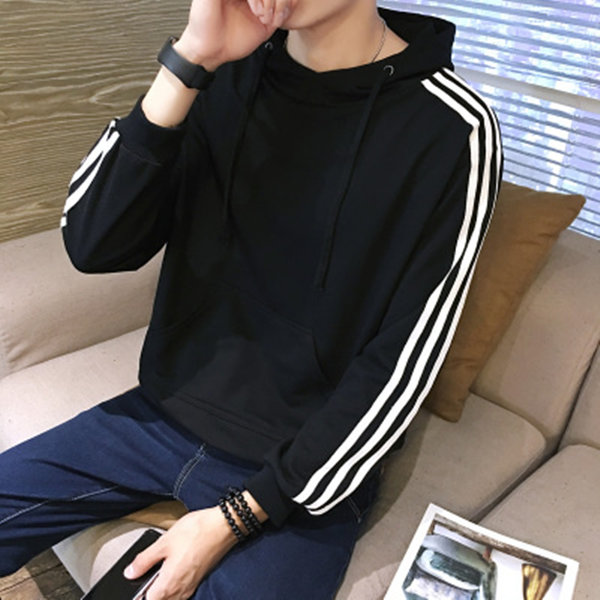 连帽 风学生潮牌卫衣情侣款抓绒带帽套头衫 bf 男款日系简约复古 连帽 风学生潮牌卫衣情侣款抓绒带帽套头衫 bf 男款日系简约复古