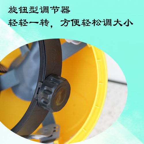国标新款圆形桔红色帽海棠工地电工电力安全帽夏透气卓元印字包邮 - 图2