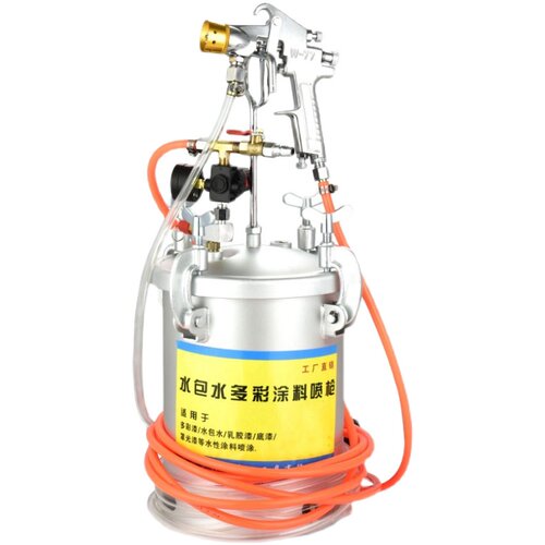 10升下出料水包水多彩漆喷枪油漆乳胶漆涂料油漆水包砂专用压力桶 - 图3