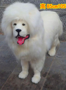 仿真藏獒标本影视假藏獒道具摆件1比1藏獒摆件工艺品大型藏獒模型