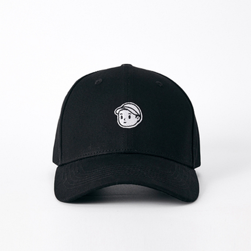 FINERWORLD弯檐刺绣春夏情侣百搭潮牌鸭舌帽圆硬顶遮阳休闲棒球帽 - 图3