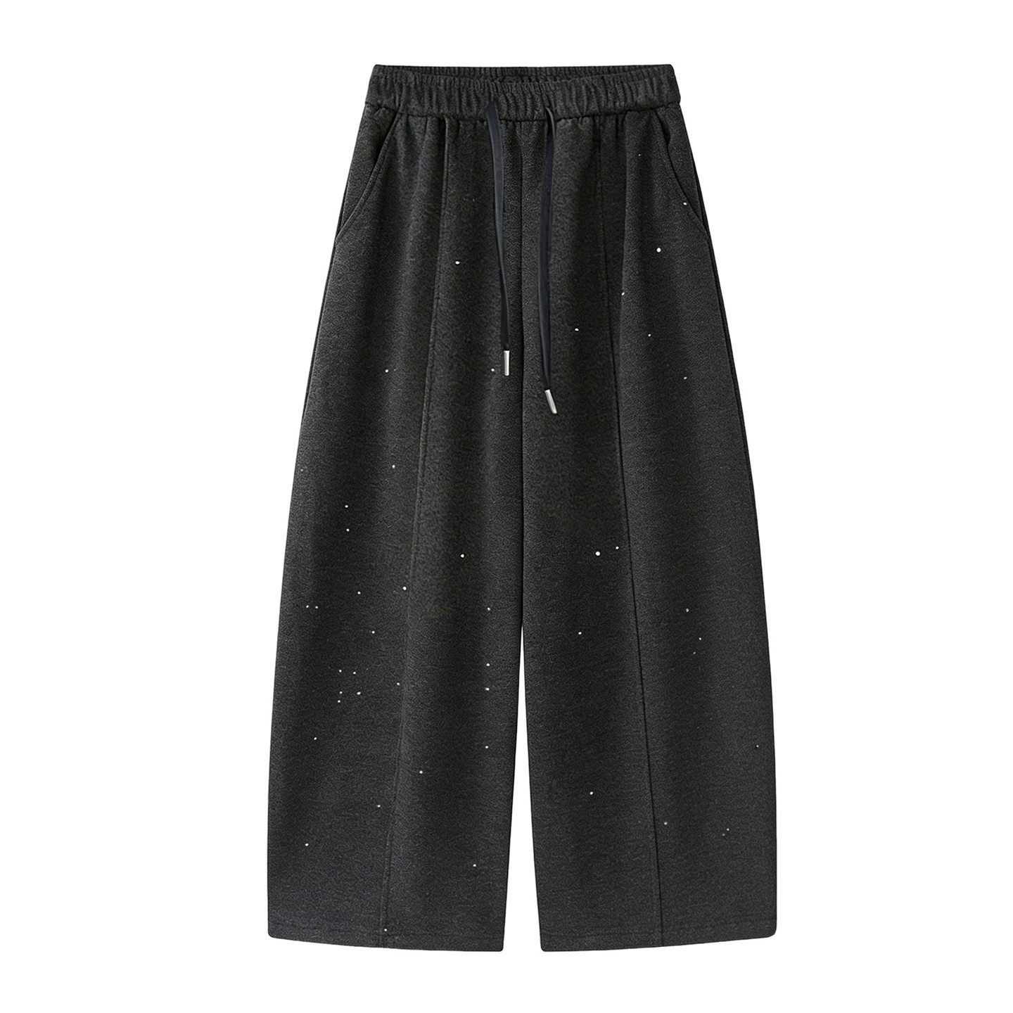 【恩佳专享】撒银加绒加厚弯刀裤女2025秋冬宽松百搭休闲裤86009,淘宝优惠券,粉丝福利购,淘宝优惠卷