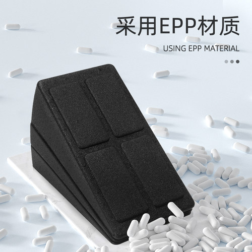 室内健身斜板踏板拉筋板深蹲脚垫倾斜板可调节倾斜小腿拉伸斜板 - 图1