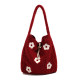 New plush tote bag sweet shoulder bag