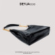 New oil wax leather armpit bag