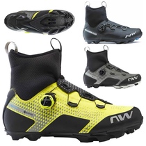 NW Northwave Winter Mountain Lock Shoes Winter Road Lock Shoes Riding Shoes Windproof Rain Shoes Face Glint Warm