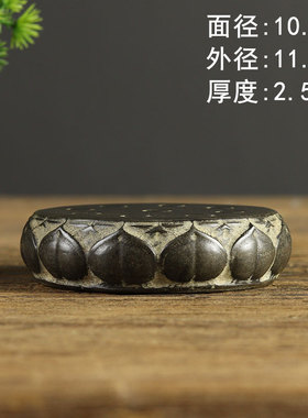 复古浮雕月饼手工打磨石雕
