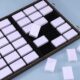 Jewelry box storage box transparent lid acrylic square