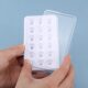 Jewelry display plate high-end transparent gem box with lid