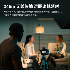 森海塞尔PROFILE WIRELESS(一拖一)多用途无线领夹麦手持采访话筒