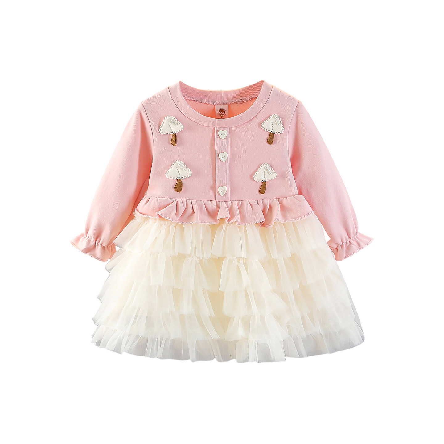 周岁宝宝洋气裙子春装2026新款儿童公主裙婴儿上衣礼服女童连衣裙,淘宝优惠券,粉丝福利购,淘宝优惠卷