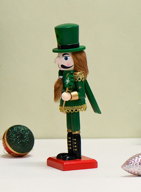 新品上架25CM欧式胡桃夹子棒棒糖家具桌面摆放送礼圣诞节氛围感