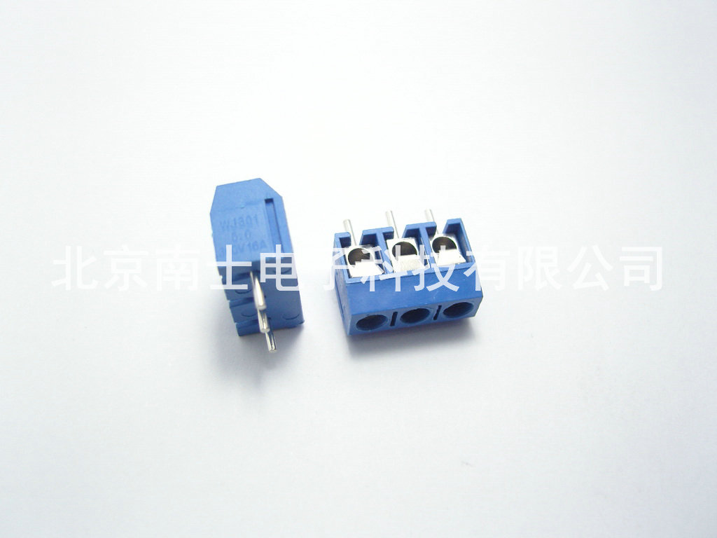 万捷 WJ/DG/KF301-3P PCB接线端子 可拼接线柱间距5.0MM 300V/16A - 图0