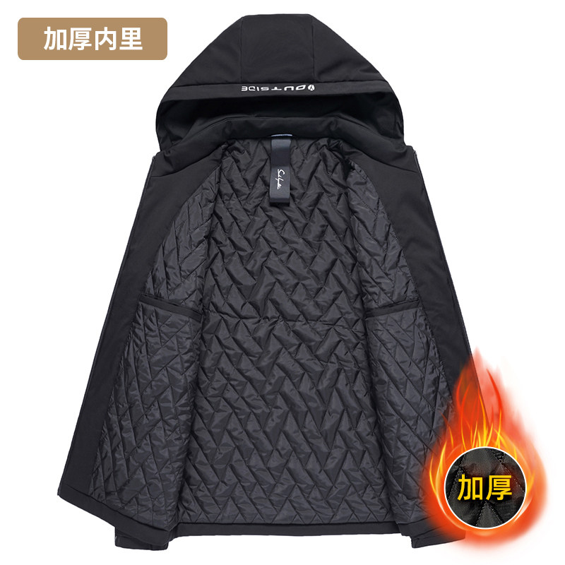 斯巴奴男装2020春秋季新款连帽夹克 斯巴奴夹克