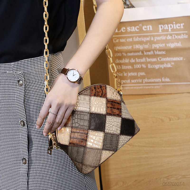 真皮2021新款潮链条百搭小众小包包 皮匠传奇女士包袋