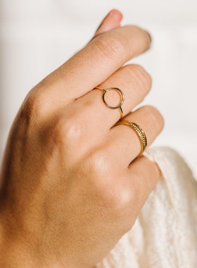 钛钢饰品批发不锈钢戒指简约百搭