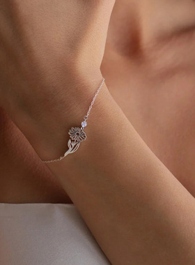 eManco不锈钢手链自由组合诞生花