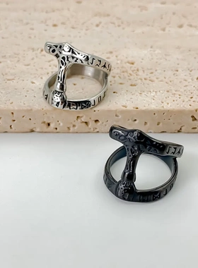 eManco欧美复古时尚个性男不锈钢