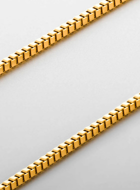 emanco外贸新品轻奢不锈钢盒子链项链个性潮流款个性百搭饰品