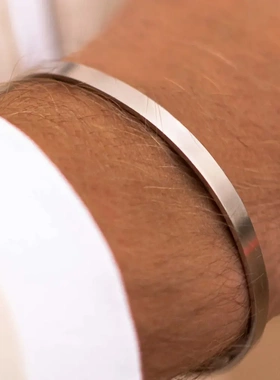 eManco欧美新款男双层手链古巴链