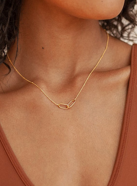 eManco新品冷淡风颈链几何饰品女