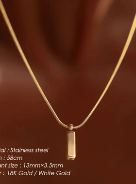 eManco欧美轻奢小众设计蛇骨链