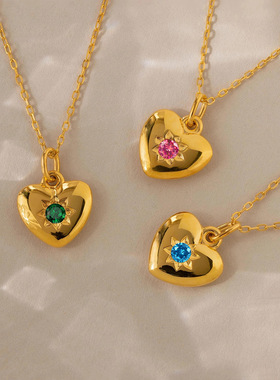 eManco不锈钢锆石气质12诞生石