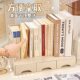 Solid color partition book stand storage box