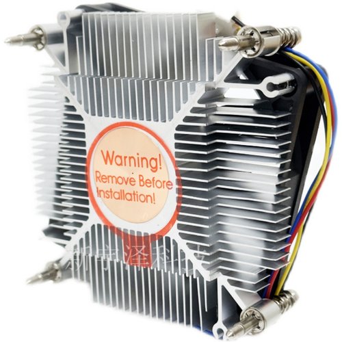 超薄1U铜芯4线滚珠温控风扇1200/115X静音工控一体机cpu散热器itx - 图3